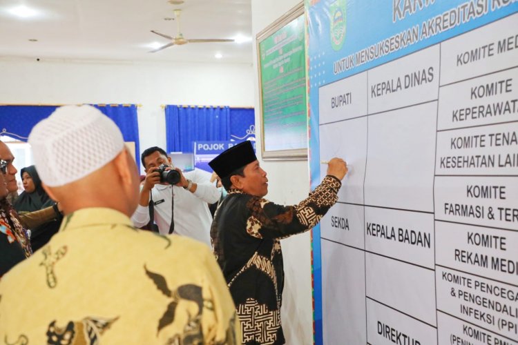 Bupati Sukiman Apel Pagi di RSUD Rohul, Minta RSUD Tingkatkan Pelayanan Kepada Pasien dan Jadi Terbaik