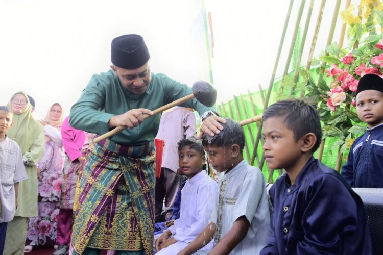 Bagus Santoso Dukung Budaya Baarak Balimau Desa Teluk Latak Bengkalis Jadi Even Wisata Tahunan