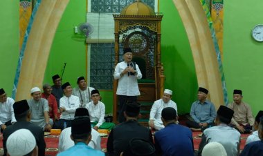 Safari Ramadan Bersama Kades, Plt Bupati Kepulauan Meranti Sebut ADD dan Insentif PNS Dibayar Tiga Bulan
