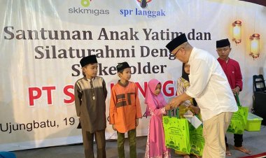 PT SPR Langgak Silaturahmi dengan Stakeholder dan Santuni Anak Yatim