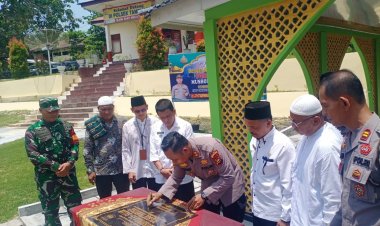 Kapolres Rohul Resmikan Musala AS-Salam Polsek Tambusai