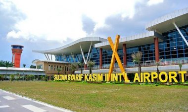 Lebaran Idul Fitri, Bandara Sultan Syarif Qasim II Pekanbaru Menjadi Bandara Tersibuk Keempat di Indonesia