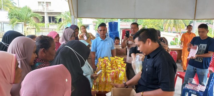Kades Rambah Apresiasi Pasar Murah PT ISB