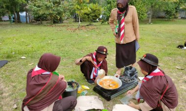Hari Kedua LT-IV Kwarda Riau, Peserta Suguhkan Kuliner Nusantara