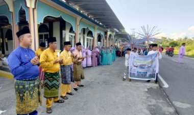 Ribuan Peserta Meriahkan Pawai Taaruf STQ X Tingkat Desa Pakning Asal
