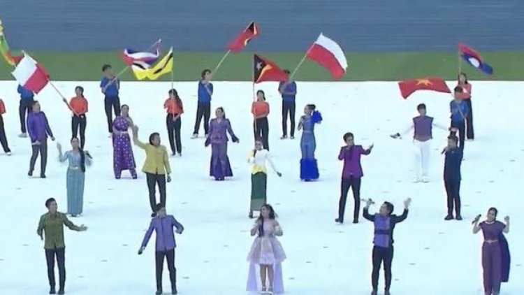 Bendera Merah Putih Terbalik pada Gladi Resik Opening Ceremony SEA Games 2023, Kamboja Minta Maaf