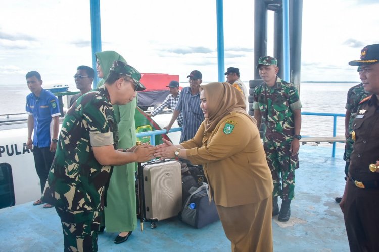 Bupati Bengkalis Sambut Kedatangan Danrem 031 Wirabima Brigjen TNI Dany Rakca