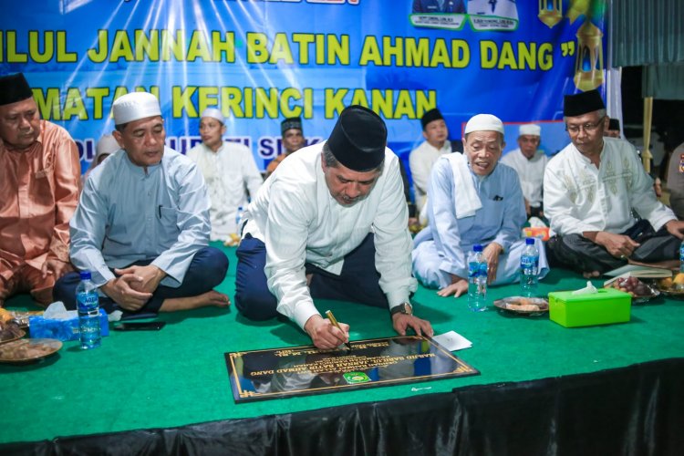 Bupati Siak Resmikan Masjid Raya Kecamatan Kerinci Kanan