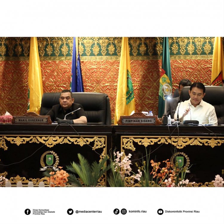 DPRD Riau Rapat Paripurna Penutupan Masa Persidangan Pertama dan Membuka Masa Persidangan kedua Tahun 2023