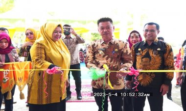 Bupati Rohil Resmikan UPT Instalasi Farmasi Dinas Kesehatan