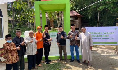 Tokopedia dan IZI Perwakilan Riau Resmikan Wakaf Sumur Bor untuk Pesantren Ashabul Qur’an