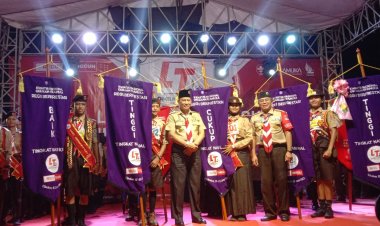 Raih Peringkat 3 Nasional, Regu Sakura dan Rajawali Riau Pecahkan Rekor di LT V