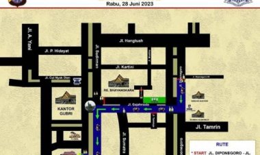 Ada Pawai Takbir Iduladha, Polisi Alihkan Arus Lalulintas di Pekanbaru