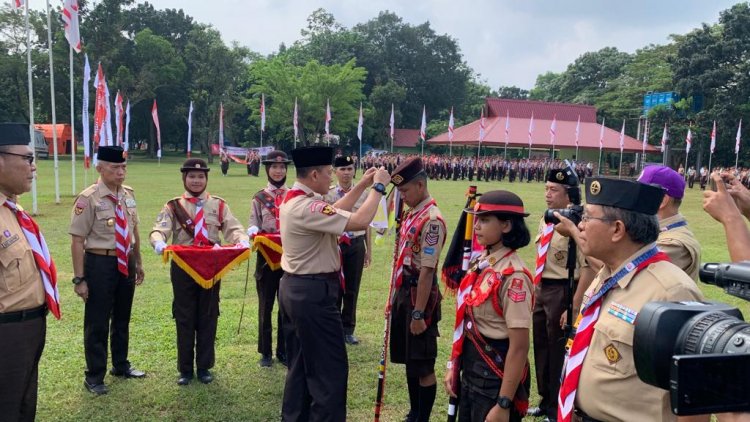 Buka Lomba Tingkat V, Ka Kwarnas Minta Utamakan Kejujuran dan Keadilan