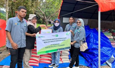 Pegadaian Salurkan Bantuan untuk Masyarakat Terdampak Banjir di Sumatera Barat