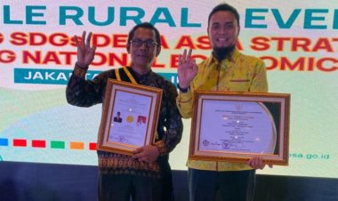 Desa Parit Kebumen Rupat Juara II Nasional Capaian SDGs Desa, Bupati Bengkalis Bangga