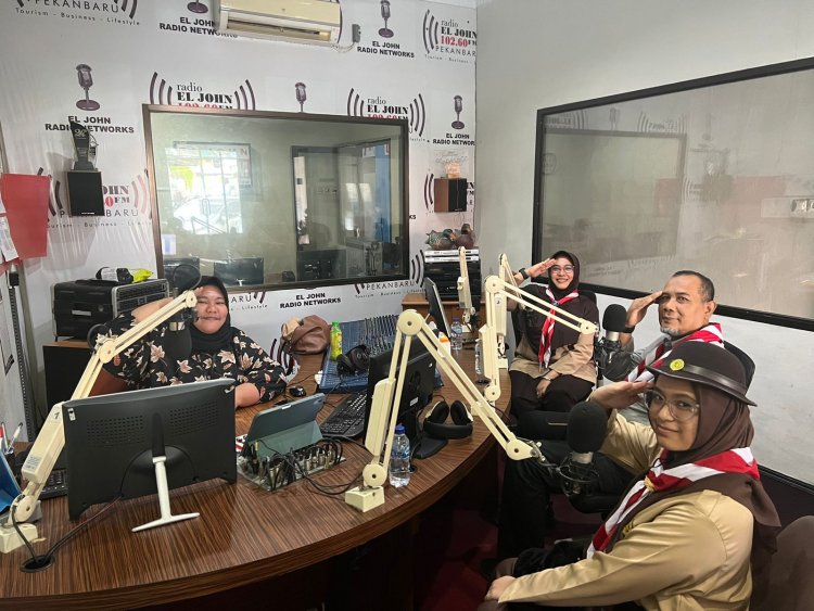 Talkshow Kwarda Riau di Radio El Jhon, Pramuka Riau Siap Ikuti Jambore Dunia ke-25 di Korsel