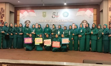 PKK Rohul Raih Juara Umum Lomba HKG PKK dan Jambore Kader PKK ke-51 Tingkat Provinsi Riau