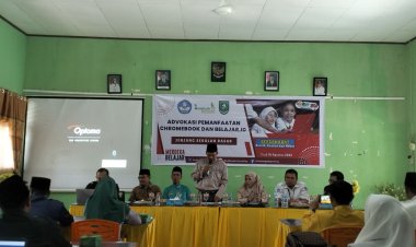 Dukung Transformasi Digital, Disdik Bengkalis Gelar Advokasi Pemanfaatan Chromebook dan Belajar.id di Bukit Batu