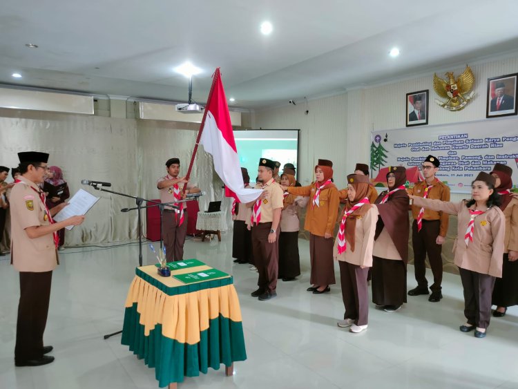 Lantik Mabi dan Pimpinan Saka POM, Ka Kwarda mengaku Bahagia dan Minta Segera Bergerak