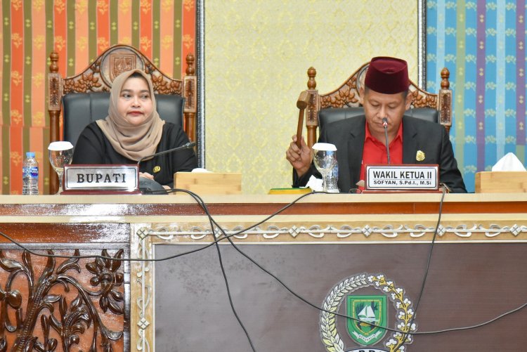 DPRD Bengkalis Sahkan Ranperda Pertanggungjawaban Pelaksanaan APBD Tahun Anggaran 2022