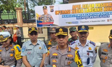 Satlantas Polresta Pekanbaru Gelar Operasi Zebra Lancang Kuning 2023 Mulai Hari Ini