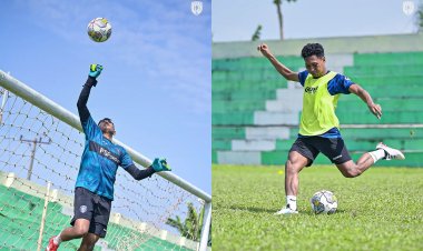 Jelang laga PSDS vs PSPS, Skuad PSPS Riau Latihan di Stadion Dr TD Pardede Medan, Saksikan Keseruannya