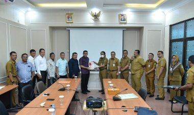 DPRD Bengkalis Terima Penyerahan KUA PPAS Perubahan TA 2023 dari Pemkab Bengkalis