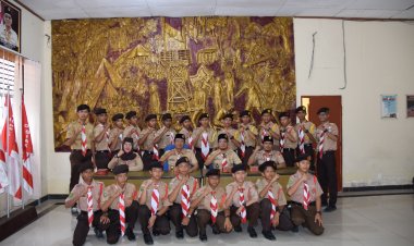 Ka Kwarda Riau Lepas Kontingen Riau Mengikuti Pelangi XIV di Banten