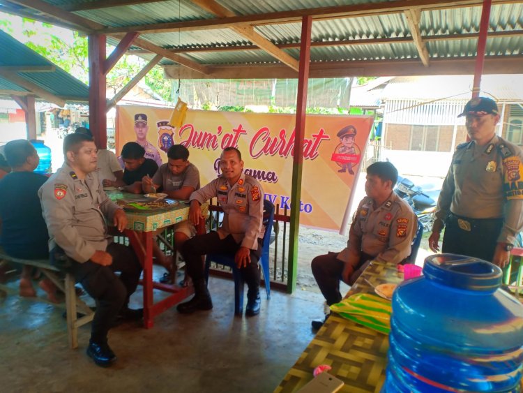 Jumat Curhat Kapolsek Ujung Batu, Warga Keluhkan Anak Punk dan Tipiring