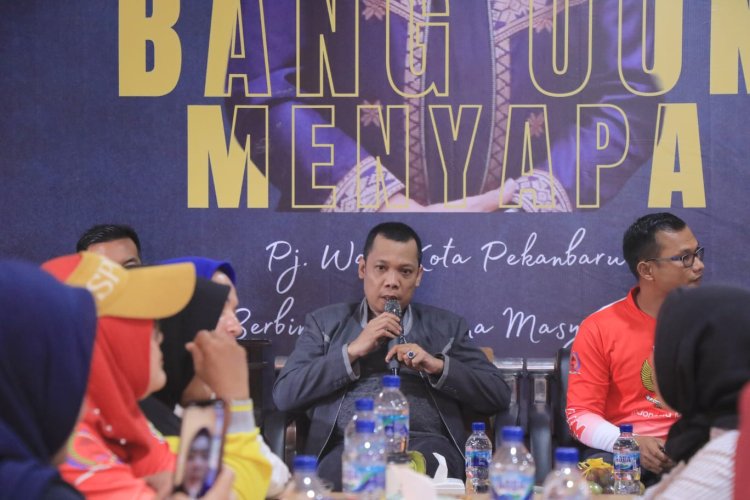 Bang Uun Menyapa Masyarakat Kecamatan Senapelan, Sampaikan Program Unggulan Pemko Pekanbaru