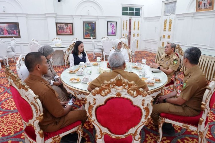 Bahas Pembangunan Jembatan Bengkalis-Meranti, Ditjen PUPR Bertemu Gubri Syamsuar