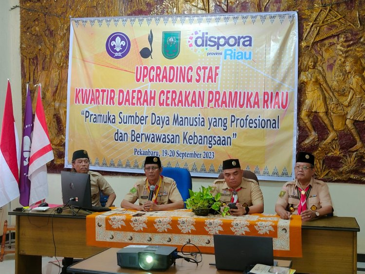 Kwarda Gerakan Pramuka Riau Selenggarakan Up Grading Staf