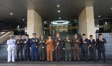 Gubri, Wagubri dan Forkopimda Riau Hadiri Peringatan HUT TNI ke-78, Danrem Sampaikan Pesan Panglima TNI