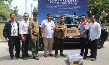 Komitmen Dukung Konservasi Gajah Sumatra, PHR Serahkan Bantuan Kendaraan Operasional ke BBKSDA Riau