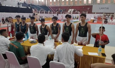 Atlet Senam Riau Raih Emas di Nomor Beregu dan All Around Kejurnas Gymnastics Prakualifikasi PON 2024