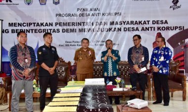 Desa Pulau Gadang Kampar Raih Nilai 94 dengan Kategori Istimewa Program Desa Anti Korupsi KPK
