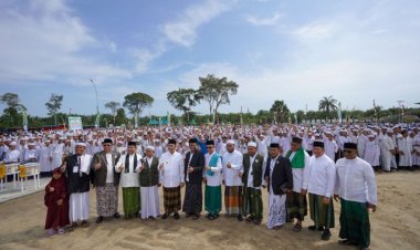Dihadiri Gubri Syamsuar, 6.200 Anak Ikuti Perayaan Hari Santri Nasional 2023 di Pondok Pesantren Bidayatul Hidayah Rohil