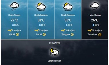 Hujan Deras Guyur Pekanbaru Siang Ini, BMKG Ingatkan Potensi Petir dan Angin Kencang