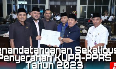 Bupati Rohul dan DPRD Tandatangani Nota Kesepakatan KUA-PPAS 2023