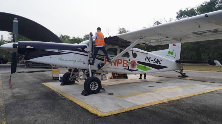 Operasi TMC Hujan Buatan Sudah Dilakukan di Sebagian Wilayah Riau, Simak Daerahnya