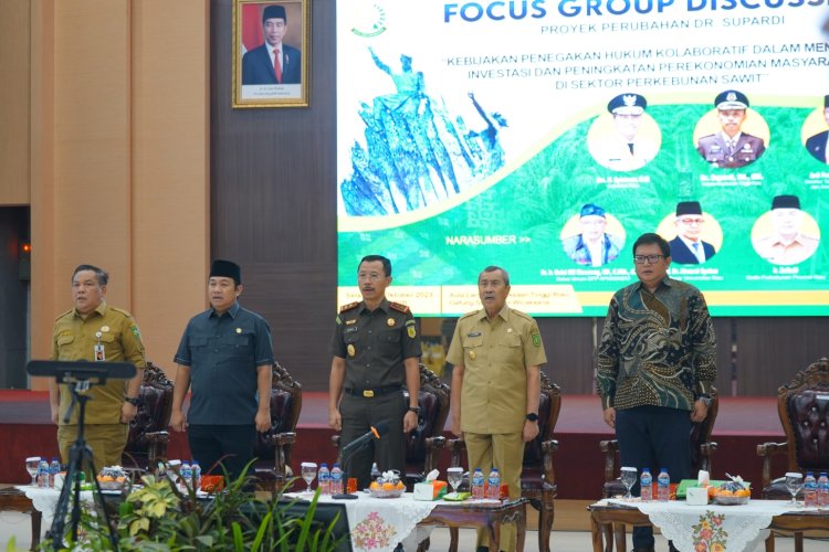 Bahas Penegakan Hukum Sektor Perkebunan Sawit, Kejaksaan Tinggi Riau Gelar FGD