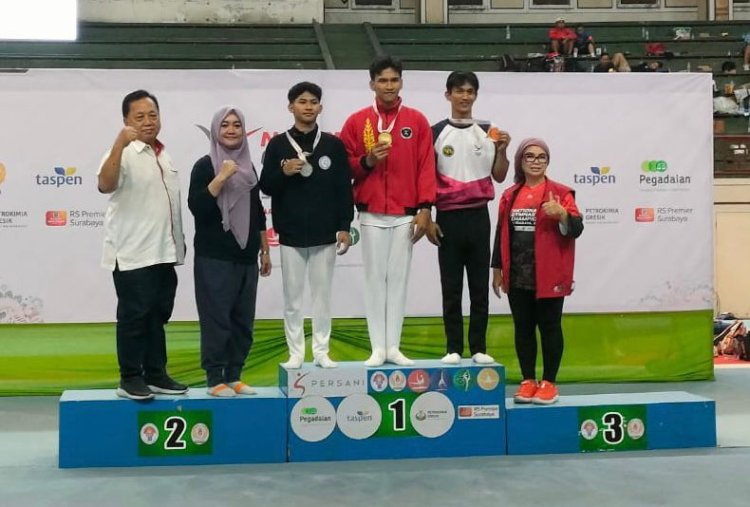 Tim Senam Riau Juara Umum Kualifikasi PON 2024 Cabor Senam Artistik