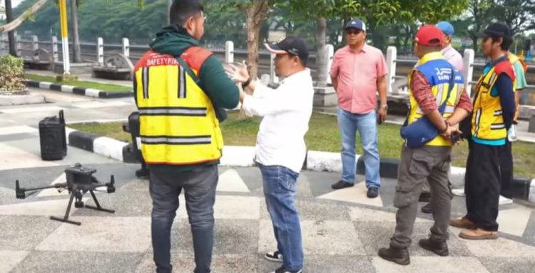 Tim KKJTJ Kementerian PUPR Uji Kelaikan Jembatan Siak dan Dua Flyover di Pekanbaru