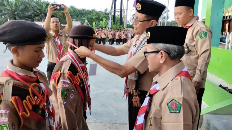 Kemah Hari Santri Nasional Sako Ma'arif NU Siak Diikuti 300 Lebih Peserta