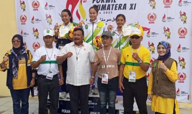 Kantongi 15 Emas, 7 Perak, dan 7 Perunggu, Riau Masih di Puncak Klasemen Sementara Porwil Sumatera XI Tahun 2023