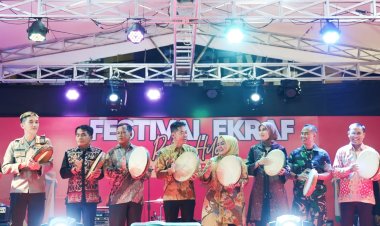 Bupati Rohil Buka Festival Ekraf Kemilau Bagan