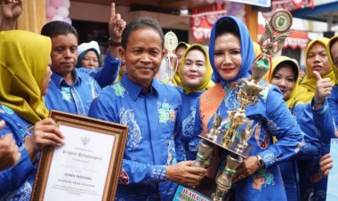 TP PKK Rokan Hulu Sabet Juara Umum Lomba Masak serba Ikan Tingkat Provinsi Riau