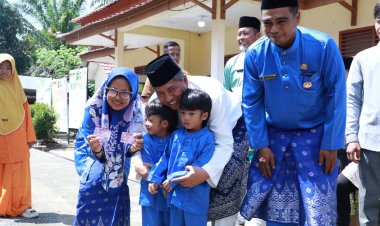Bujang Kampung di Suka Mulya Dayun, Alfedri Sampaikan Program Smart Kampung