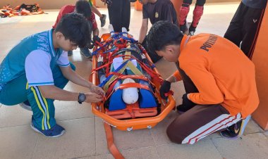 Mastomi dari Kwarda Riau Ikuti TC Pra Jambore Nasional Potensi SAR 2023